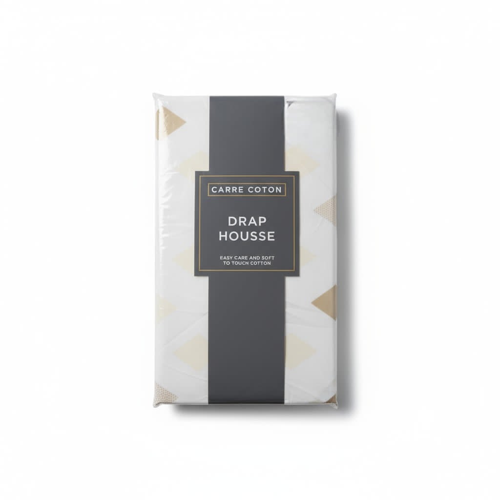 Drap-housse en coton doux – Carré Coton (160x200 cm)