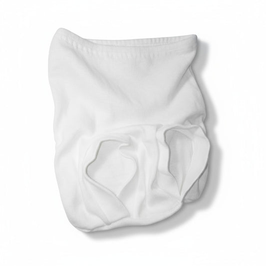 Protège-couche blanc imperméable pour bébé – Réutilisable et confortable