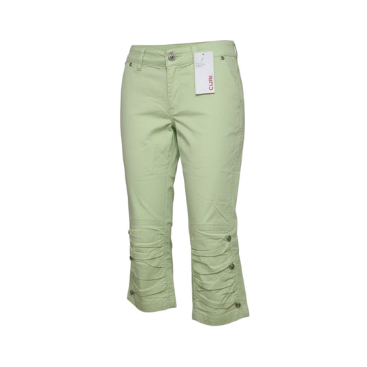 Pantalon cargo 3/4 vert pour enfant – Style casual et pratique