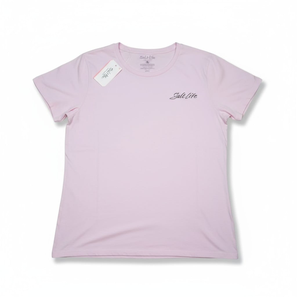 T-shirt rose pâle Salt Life – imprimé coquillage « Call of the Sea »