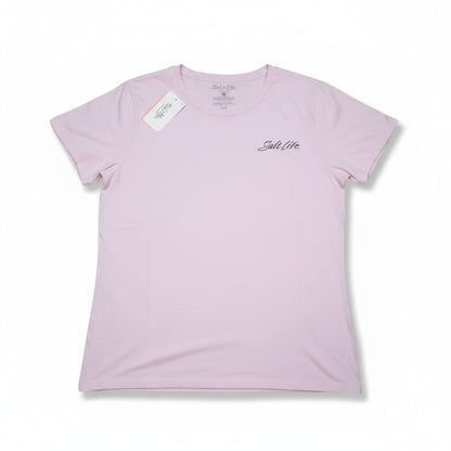 T-shirt rose pâle Salt Life – imprimé coquillage « Call of the Sea »