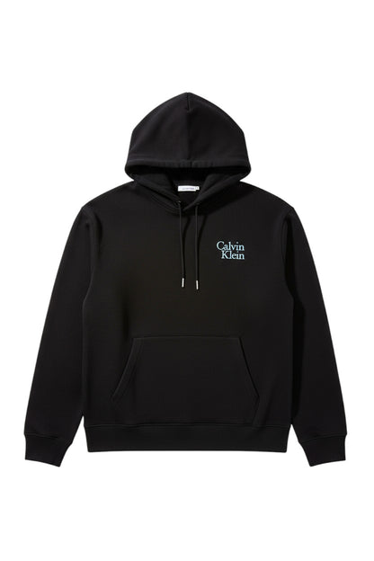 Sweat à capuche noir Calvin Klein – Style minimaliste et confort haut de gamme