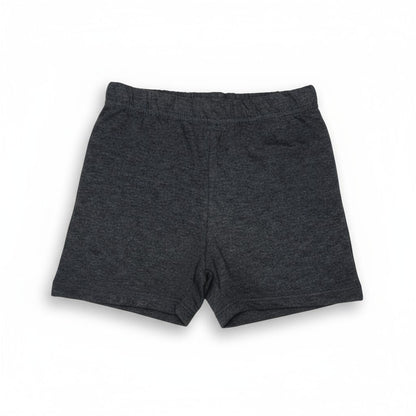 Short bébé gris anthracite – doux, extensible et confortable