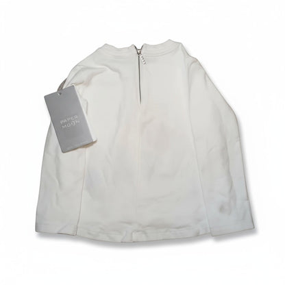 T-shirt blanc Paper Moon enfant – imprimé parfum & vernis rouge