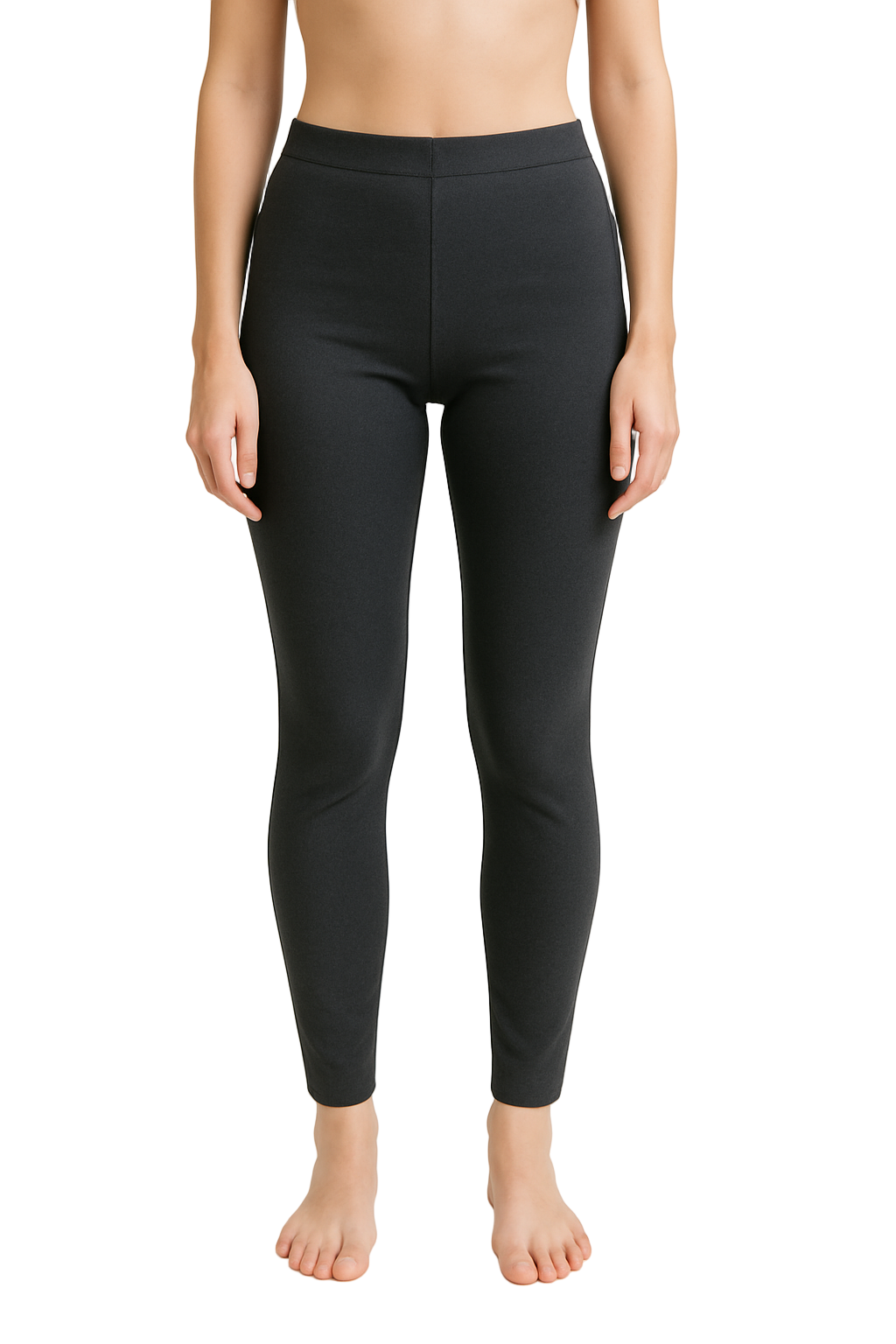 Legging noir femme avec poches arrière – Confort, élégance et coupe ajustée