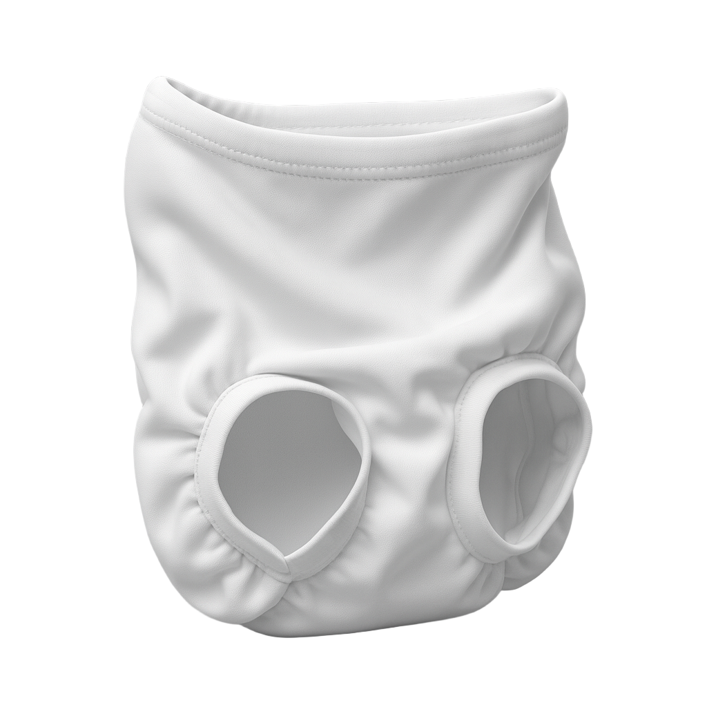 Protège-couche blanc imperméable pour bébé – Réutilisable et confortable