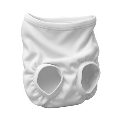 Protège-couche blanc imperméable pour bébé – Réutilisable et confortable