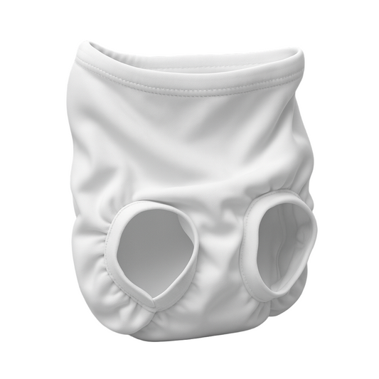 Protège-couche blanc imperméable pour bébé – Réutilisable et confortable