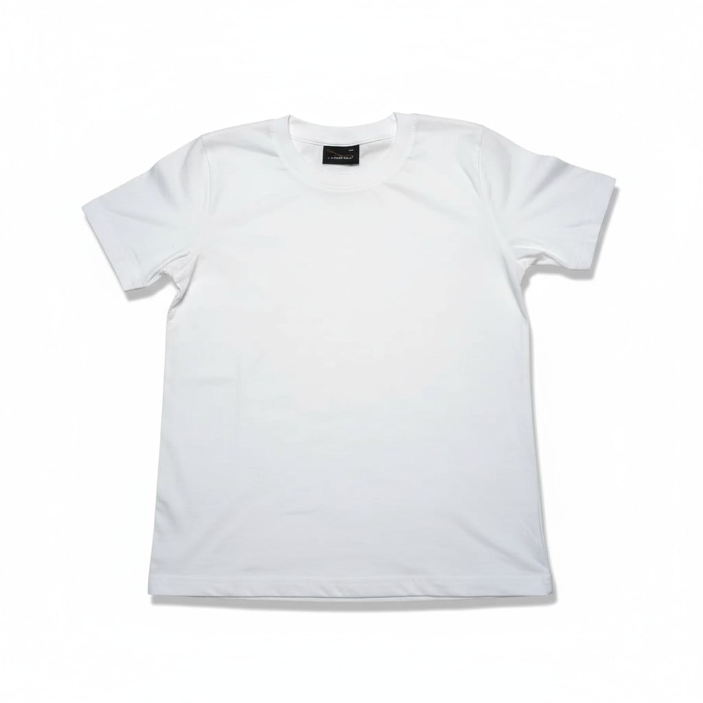 T-shirt blanc basique enfant