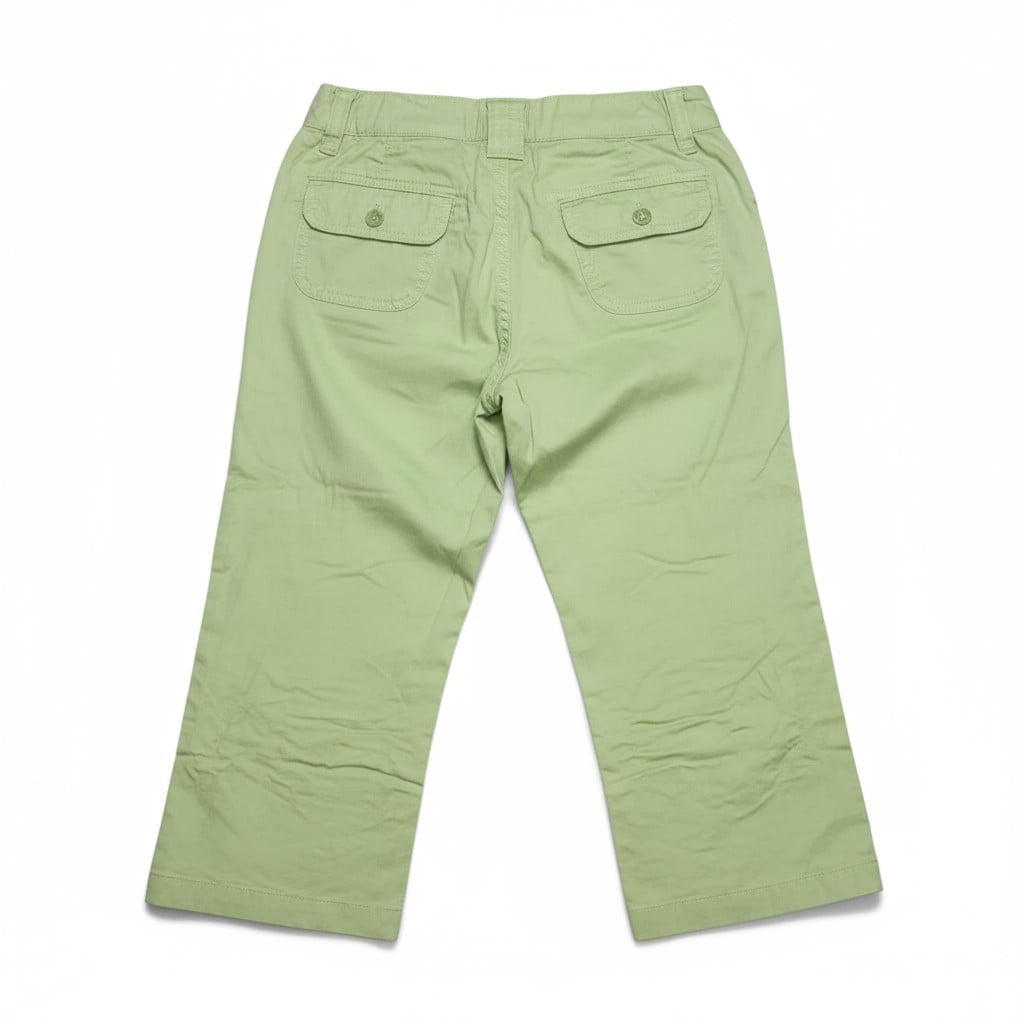 Pantalon cargo 3/4 vert pour enfant – Style casual et pratique