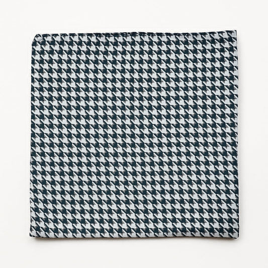 Housse de coussin motif pied-de-poule – Élégance intemporelle