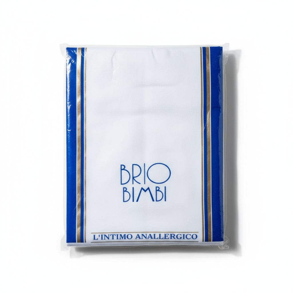 Débardeur blanc enfant Brio Bimbi – Coton anallergique et respirant