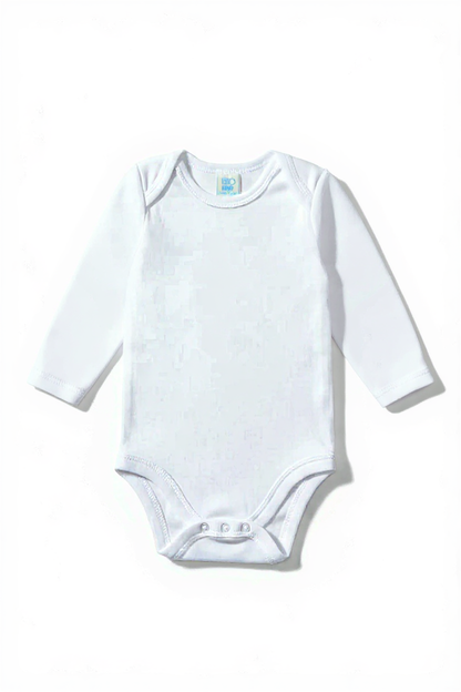 Body bébé blanc à manches longues