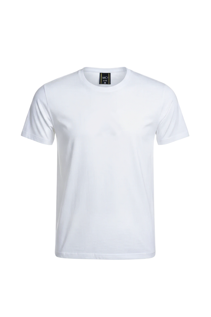 T-shirt blanc enfant – 100 % coton hypoallergénique, doux et respirant