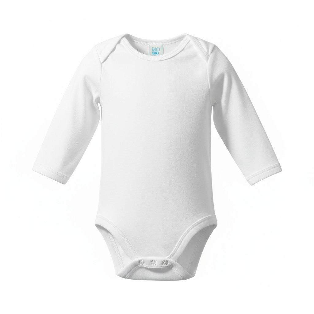 Body bébé blanc à manches longues